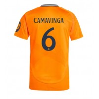 Maglia Calcio Real Madrid Eduardo Camavinga #6 Seconda Divisa 2024-25 Manica Corta